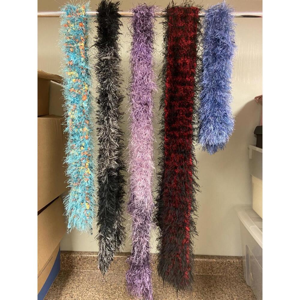 Fun Fur Hand Made Scarves